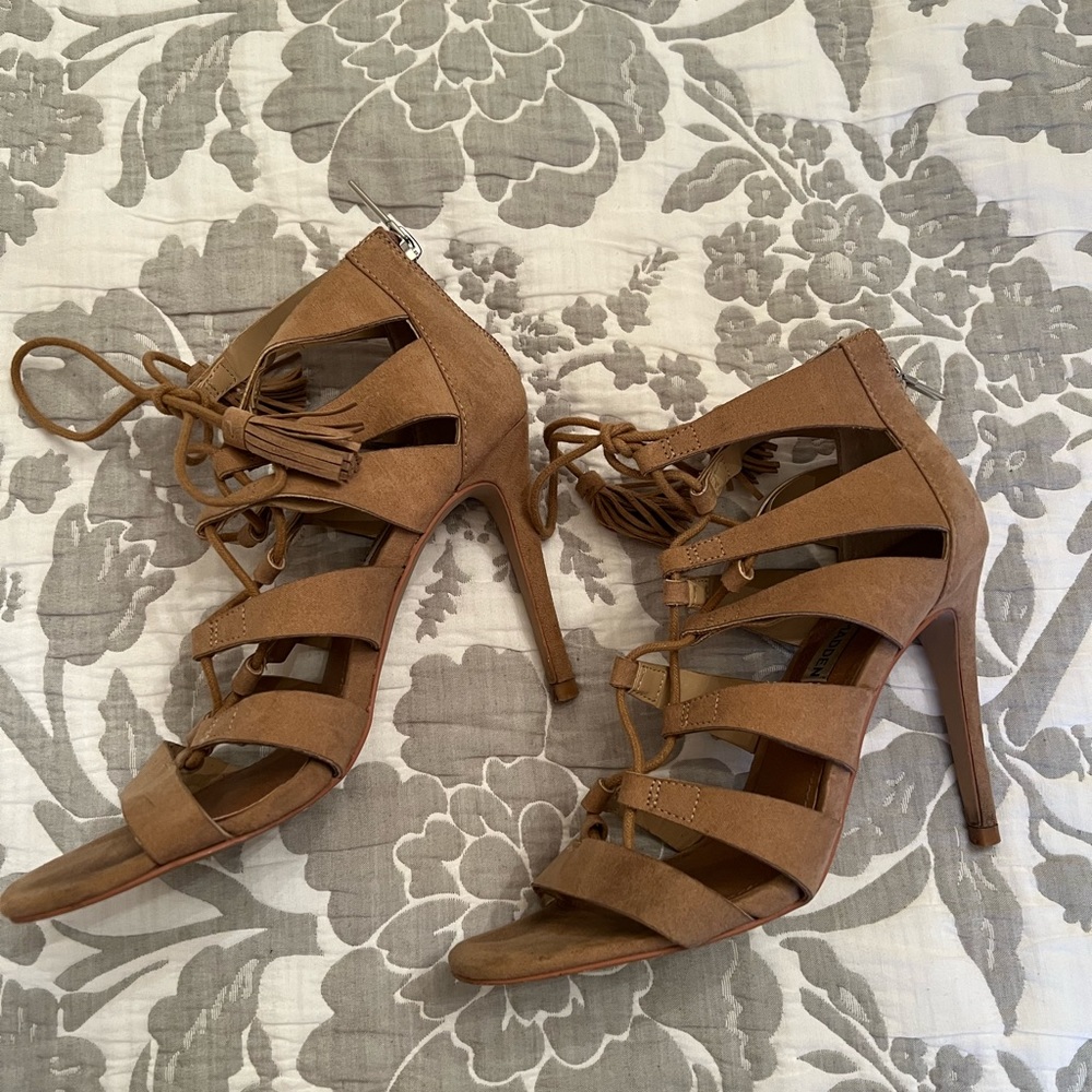 Strappy Nude Heels